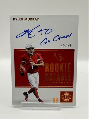 2019 Panini Encased - Rookie Notable Signatures Kyler Murray#RNS-KMU/50 (AU, RC)