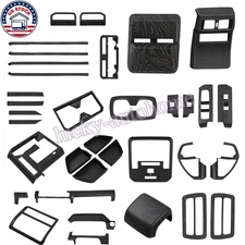 35PCS Wood Grain Interior Accessories Cover Trim For Toyota 4Runner 2025 2026