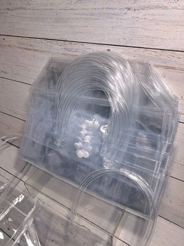 16 PCS Large Clear Gift Bags with Handle,11.82" x 11.82" x 3.94",Transparent... - Picture 8 of 10