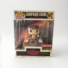 Stranger Things Target Exclusive CAMPAIGN EDDIE Funko Pop Vinyl Deluxe #1477 NIB