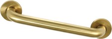 Kingston DR514127 12" x 1-1/4" O.D. Brass ADA Grab Bar Brushed Brass