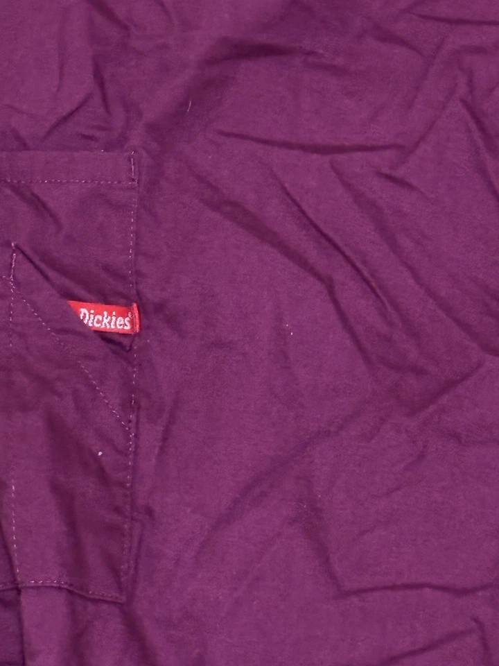 Dickies 医用尺寸 4xL 磨砂裤勃艮第口袋 Euc — 第 2/4 张图片