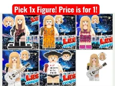Pick-1 🎤 Taylor Swift Custom Minifigure Lego C0MPATlBLE Mini Figure Toy Guitar