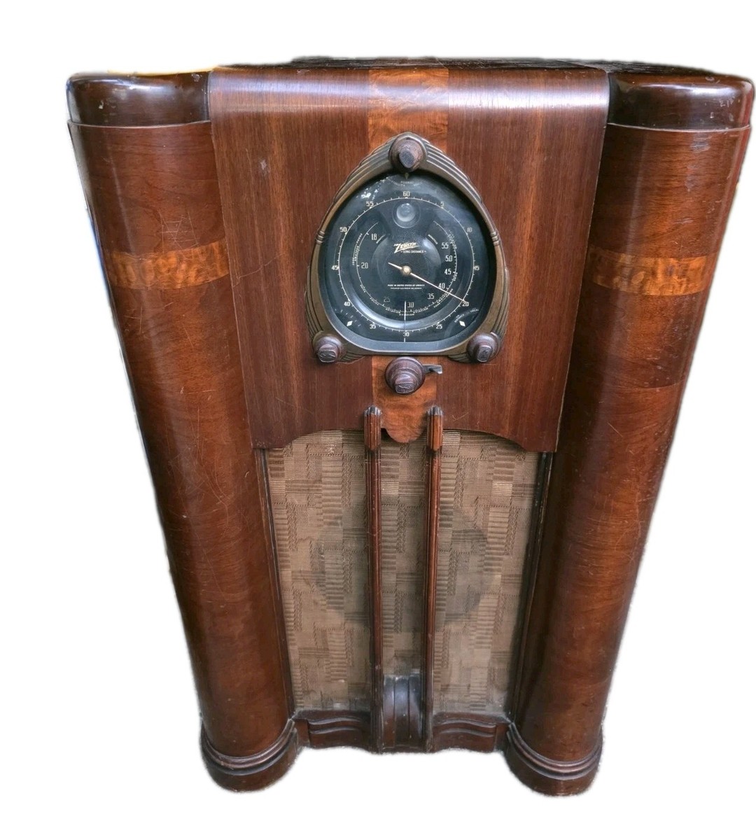 ZENITH ART-DECO TUBE RADIO 9S262 ALL ORIGINAL UNTOUCHED 1930s | eBay