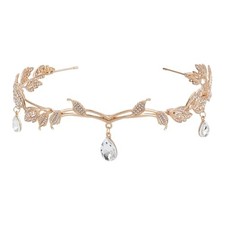 Wedding Tiara Crown Crystal Wedding Headband Tiara Crown Headband for Golden