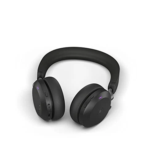 Jabrs Evolve2 75 PC Wireless Headset 8-Microphone Technology HSC150W - Black - Image 3 of 4