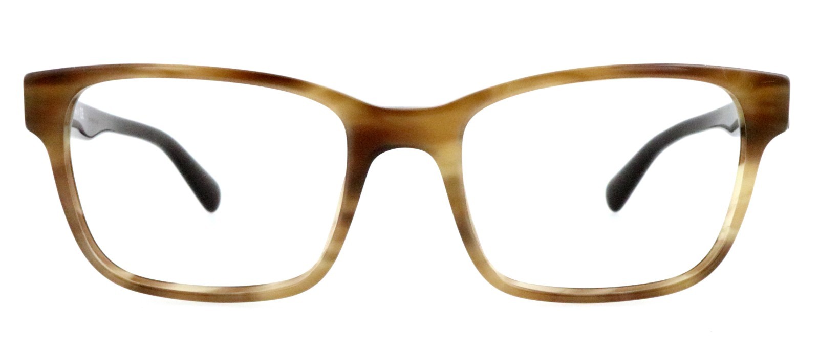 New PRADA VPR06U VYQ-1O1 54mm Brown Havana Square Eyeglasses Frames Only Italy