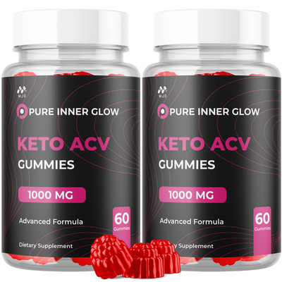 (2 Pack) Pure Inner Glow ACV Keto Gummys Advance Vitamin Supplement 120 Gummies