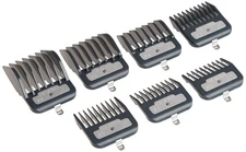 Andis Master Premium Metal Clip Comb Set 7 Count Fits ML / GC / MBA Cli open box