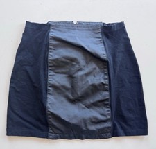 Vintage 90s Y2K Wilson  s Leather Mini Skirt Size L