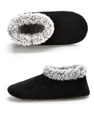 Cozylook Fuzzy Slippers Women Indoor Soft Sole Slipper Socks - Size 4