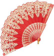 Handheld Chinese Folding Fan Hand Fans for Women Foldable Bulk for Party
