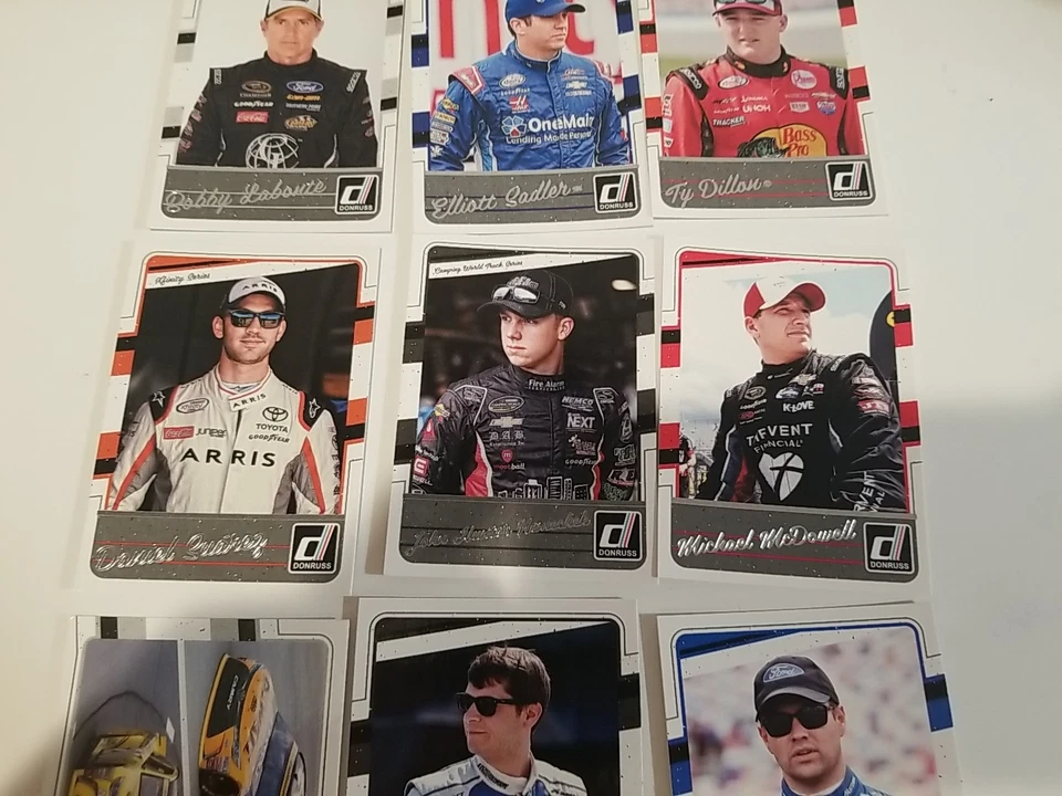9 - 2016 DONRUSS nascar Cards! Ships Free! - Image 3 of 4