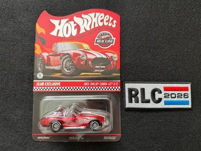 1965 Shelby Cobra 427 S/C Red Line Club Exclusive RLC Hot Wheels
