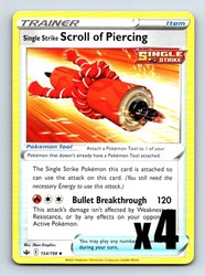 Single Strike Scroll of Piercing