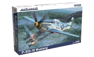 Eduard Plastic Kits 84184 - 1:48 P-51D-10 Mustang Weekend edition - Neu