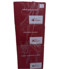 eMACROS Long Range Solar Wireless Driveway Alarm Outdoor Weather Motion Sensor