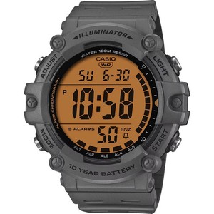 Montre Casio Illuminator 5 Alarms WR100M - Cadran Noir, étanche - Sport - Occasion Bon état