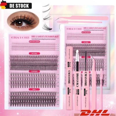 DIY Lashes Extension Set 484 Stück Wimpernverlängerung Kit Mit Bond Und Seal DHL