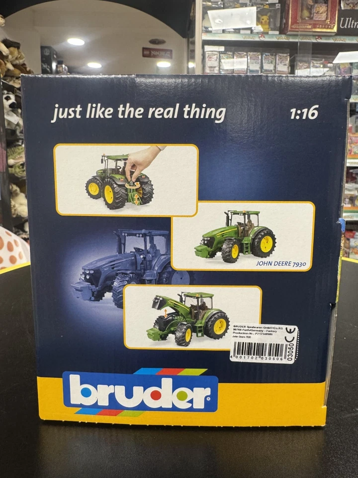 BRUDER 03050 - scala 1:16 - TRATTORE JOHN DEERE  7930 - NUOVO- FUORI CATALOGO - Immagine 4 di 4