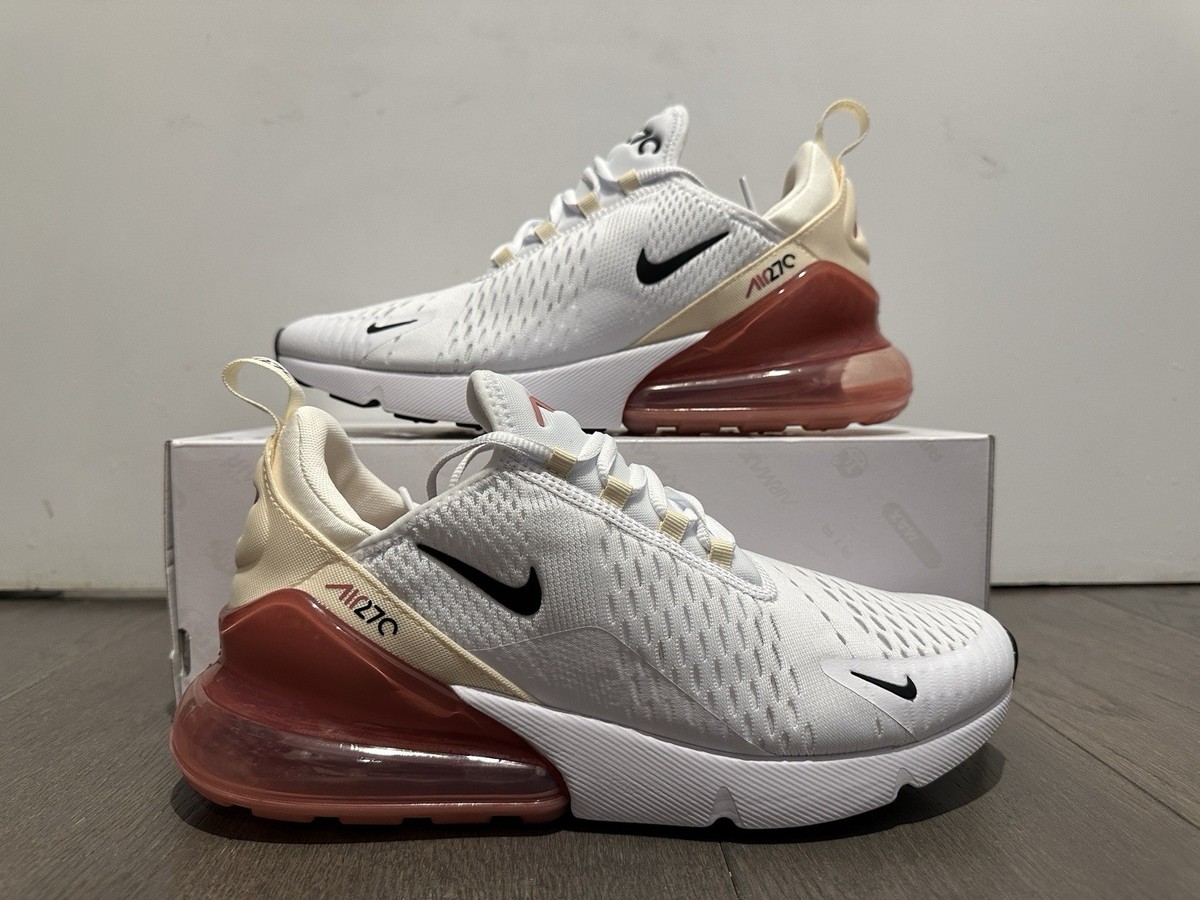 nike air max 270 white and brown