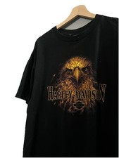 Vintage Harley-Davidson Eagle St Augustine Florida Black T-Shirt XL USA Made