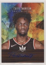 2017-18 Panini Court Kings Rookie Portraits Sapphire /25 Caleb Swanigan #21 1u6