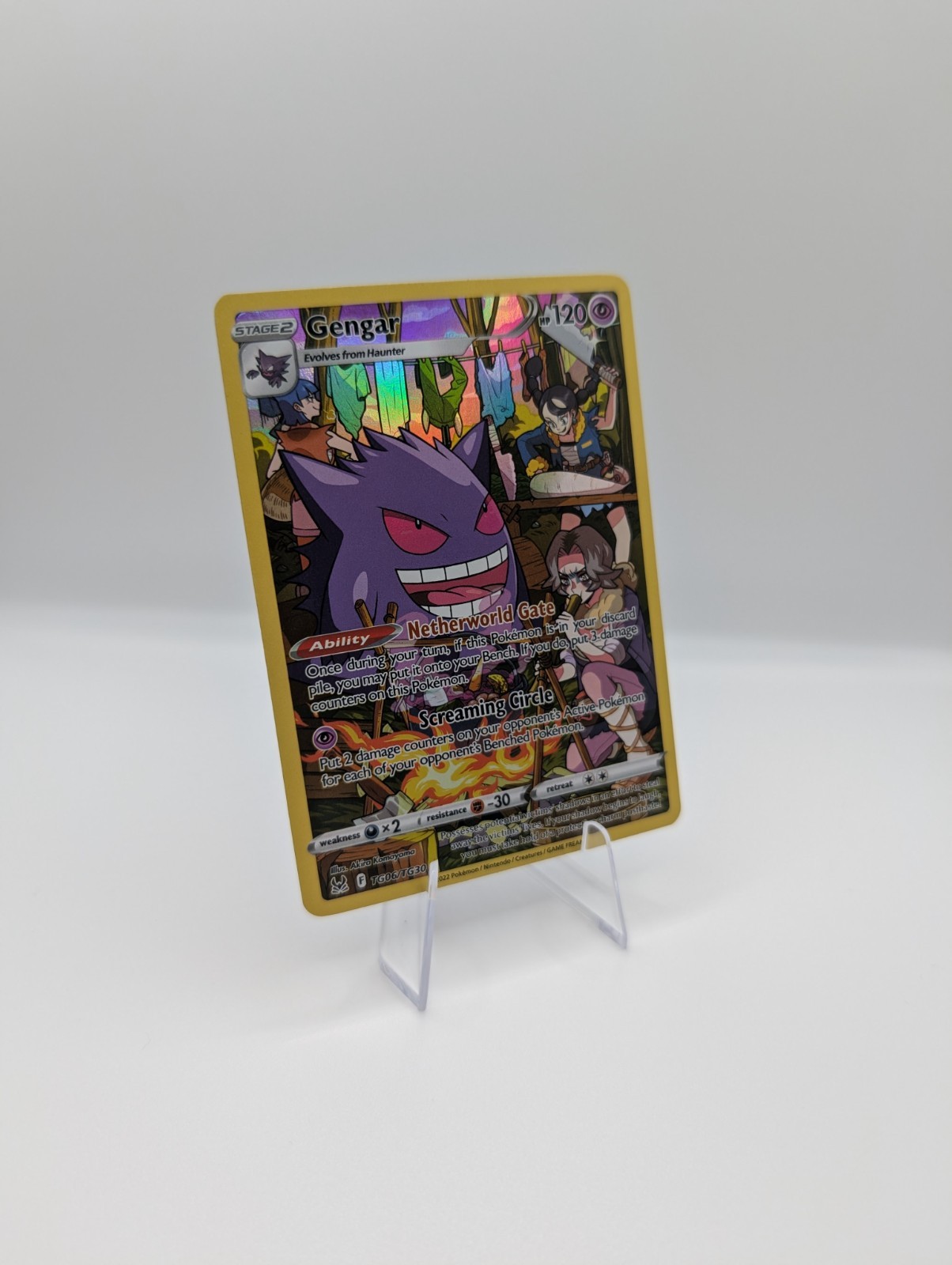 Pokemon Gengar TG06/TG30 Swsh11: Lost Origin Trainer Gallery Holo Ultra Rare NM