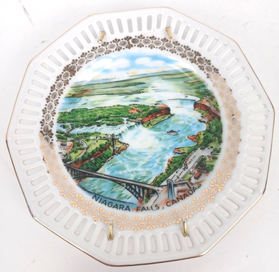 #ad #ad Vtg Schwarzenhammer Bavaria Niagara Falls Canada 6quot; Souvenir Plate West Germany $15.00