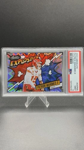2024 Panini Absolute Patrick Mahomes II Explosive CASE-HIT - PSA 9  Chiefs ⭐️ ⭐️