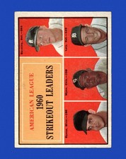 1961 Topps Set-Break # 50 AL Strikeout Leaders VG-VGEX *GMCARDS*
