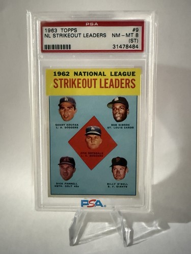 1963 1962 National League Strikeout Leaders #9