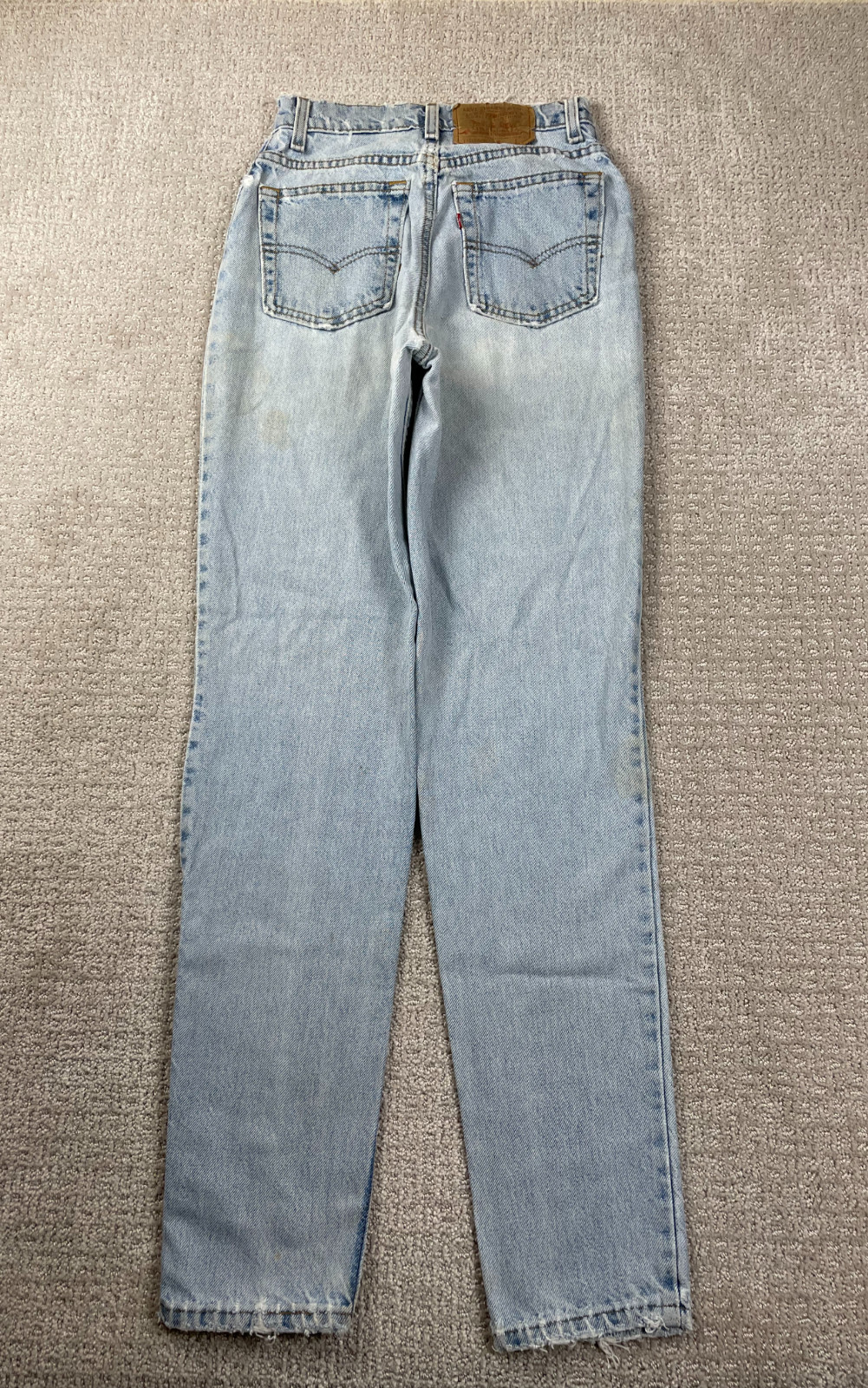 Vintage 90s Levi's 512 Jeans Womens 5 Slim Fit Tapered Leg Light Wash Denim USA