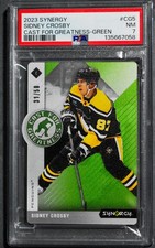 2023 Synergy SIDNEY CROSBY Cast for Greatness Green /50 PSA 7 Penguins