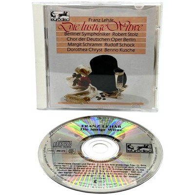 Franz Lehár Die lustige Witwe CD Album gereinigte Hülle aufbereitete Disc