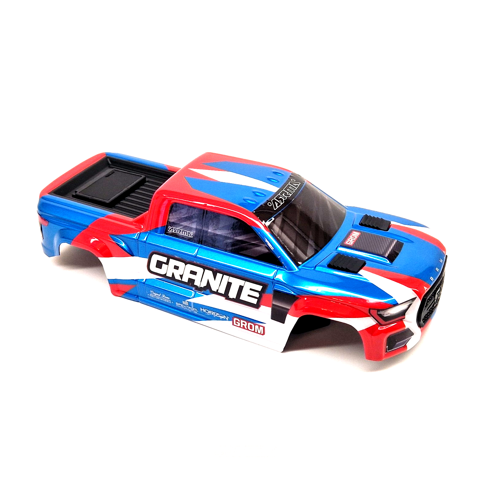 ARRMA Granite GROM Blue & Red Body Shell + Support Set ARA412001 ARA320804