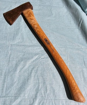 OREGON Embossed Hudson Bay Camp Axe, Original Paint, Stamped Handle...Norlund?