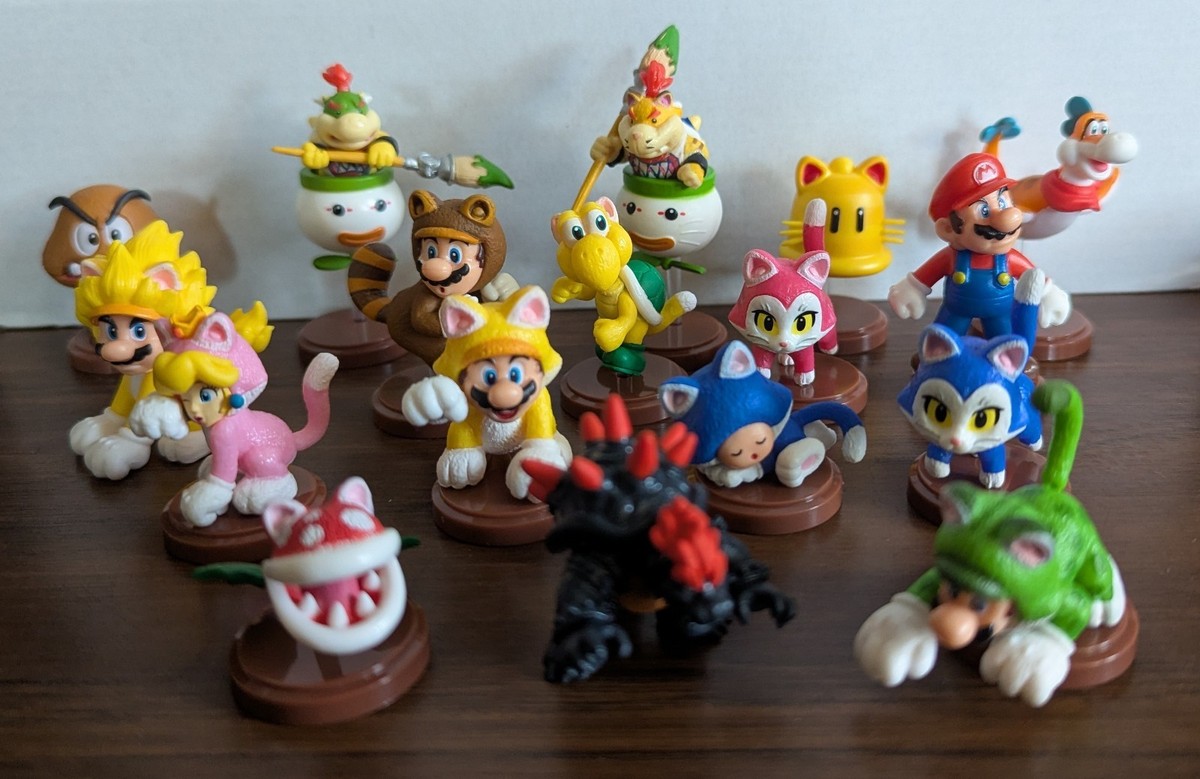 CHOCO EGG SUPER MARIO 3D World Bowser's FURY Mini Figure Complete