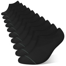 No Show Socks Men 10 Pairs Low Cut Socks Thin Casual Invisible with Non Slip ...