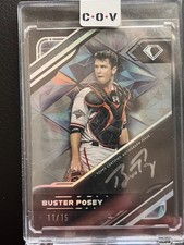 2025 Topps Diamond Icons Black Polychromatink Silver 11/15 Buster Posey Auto