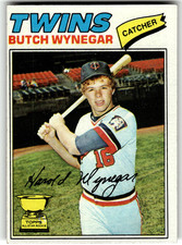 1977 Topps #175 Butch Wynegar RC Rookie Card. rookie card picture
