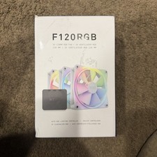 NZXT F120 RGB Triple Pack 3 x 120mm PWM PC Fans with 120mm, White