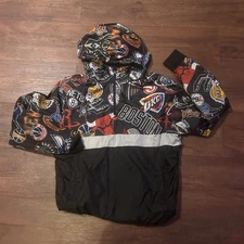 UNK NBA Windbreaker Pullover Becker All Over Print Adult Small