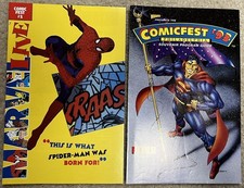 Comic Fest 1993 Philadelphia - Guida Programma Souvenir E Marvel Live #1