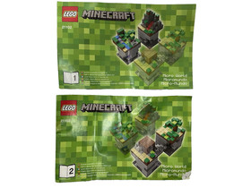 2012 LEGO Minecraft Micro World 21102 open box~all bags unopened~Manuals~VGUC