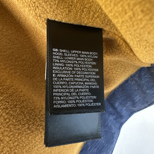 The North Face Boys XL Puffy Waterproof DRYVENT Jacket Navy Blue - Picture 11 of 13