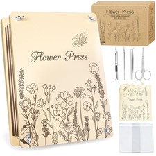 Large Flower Press Kit - 11.8 x 8.3 10 Layers DIY Wooden Flower Pressing Kit ...
