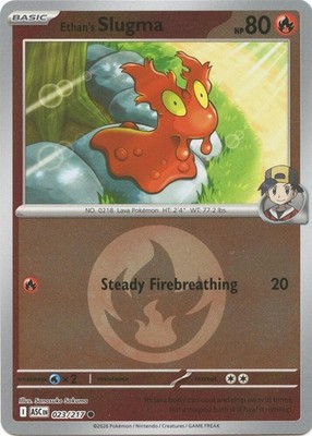 Ethan's Slugma (Energy Symbol) 023/217 Reverse Holofoil ME: Ascended Heroes NM