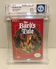 1991 Nintendo NES The Bard's Tale WATA 9.6 A++ Sealed The Indiana Collection PSA