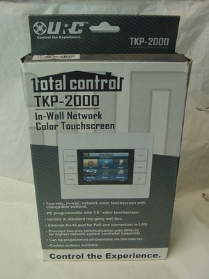URC TOTAL CONTROL IN WALL TOUCHSCREEN TKP-2000